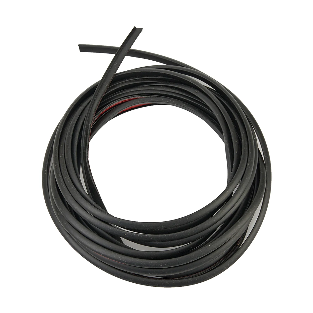 Automotive Grade EPDM Rubber Sealing Strip 5 Meter for Bumper Lip Side Skirt For Edge Trim Air Tightness and Noise Control