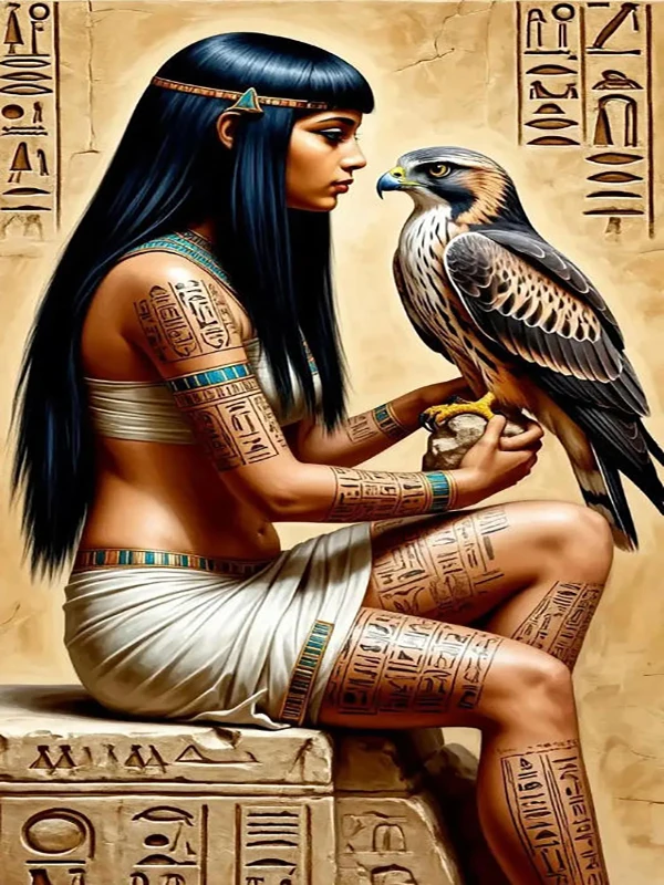 

Div 5D Королева Девушка Женщина Птица Египет Полный алмазный живопись наборы для вышивки крестом художественные персонажи мультфильмов 3D краска бриллианты