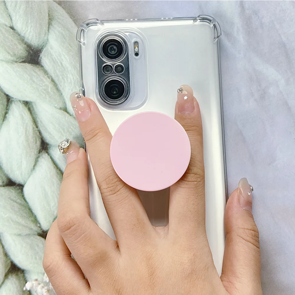 Fingerringhalter, Ständer, Taschenbuchse für iPhone 15, Samsung, unterstützt Telefon, Mobiltelefone, Grip Tok, zusammenklappbare einfarbige Halterung – Detail 9