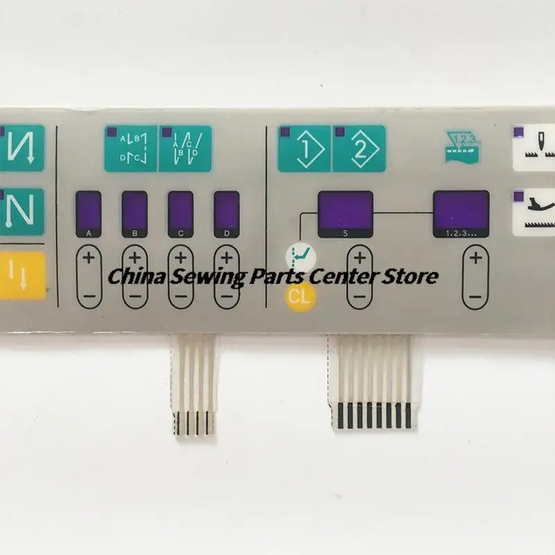 Juki SC-328 painel de operação folha placa membrana caixa controle elétrico filme teclado interruptor papel adesivo máquina costura industrial