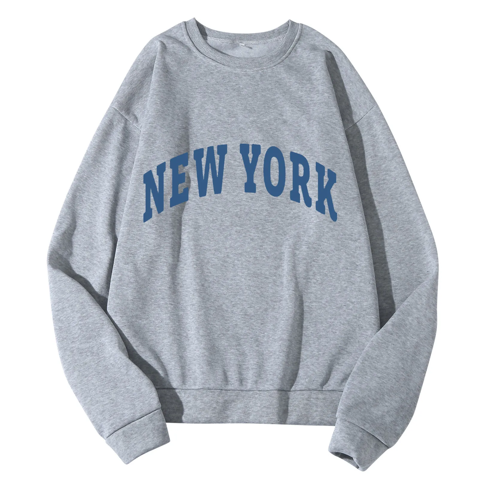 

New York USA Letter Prints Men Sweatshirts Vintage Hip Hop Casual Long Sleeves Street Fashion Clothes All-match Men Hoodies