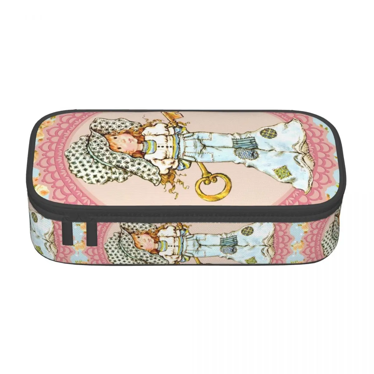 Custom Cartoon Sarah Kay Kawaii Girl Kawaii Pencil Cases Boys Gilrs Large Capacity Pencil Box Students Stationery