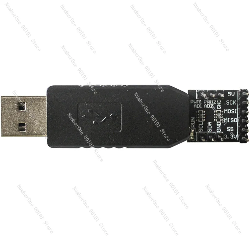 USB to I2C IIC SPI Solarnumen Comdebug Signal Conversion PWM Function AD Sampling Open Source Code