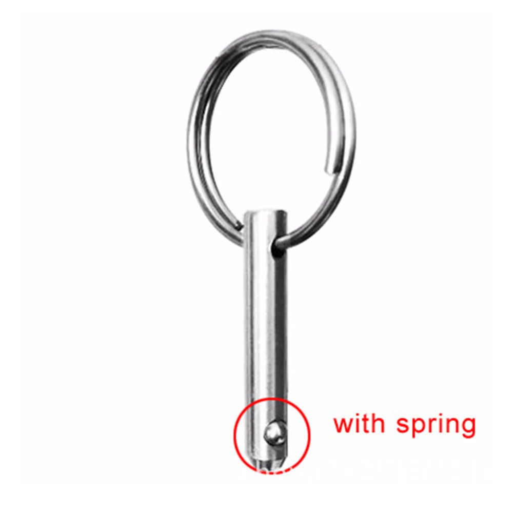 

4 pcs Grade Stainless Steel Spring Safety Pins for Bimini Top Bimini Ball Pin Boat Hardware Clevis Pins Accessories