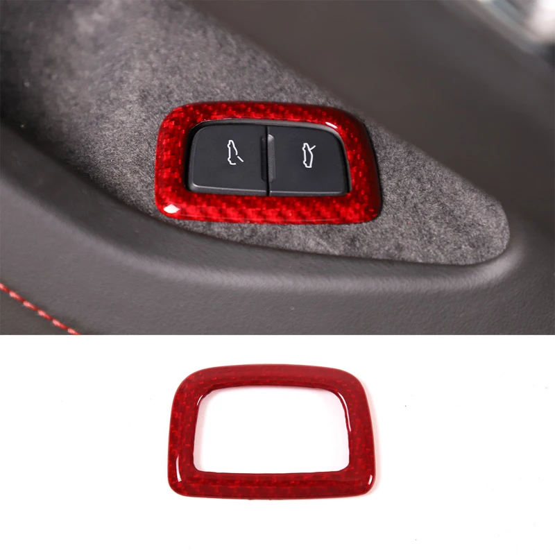 

Car Accessories for Chevrolet Corvette C8 2020-2023 Real Carbon Fiber Interior Tailgate Trunk Switch Frame Trim Sticker