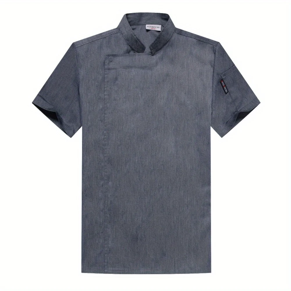 Uniformes de travail de Chef d'hôtel à manches courtes pour hommes, nouvel arrivage, pour chefs de tête en cuisine de restauration haut de gamme, été