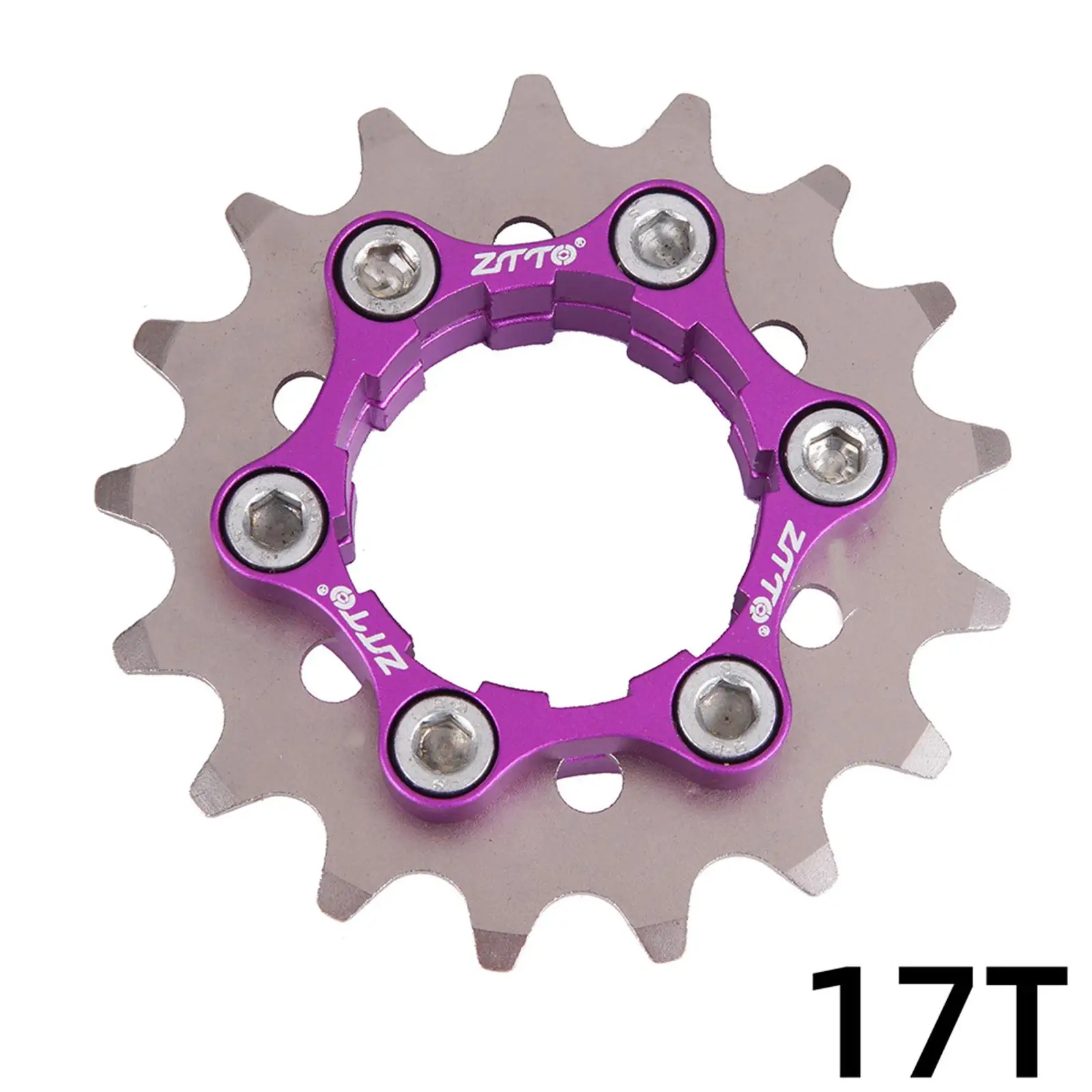 

Bicycle Single Cassette Cog with , Spacers set MTB Fixed Gear Adapter 17-32 Refit Parts