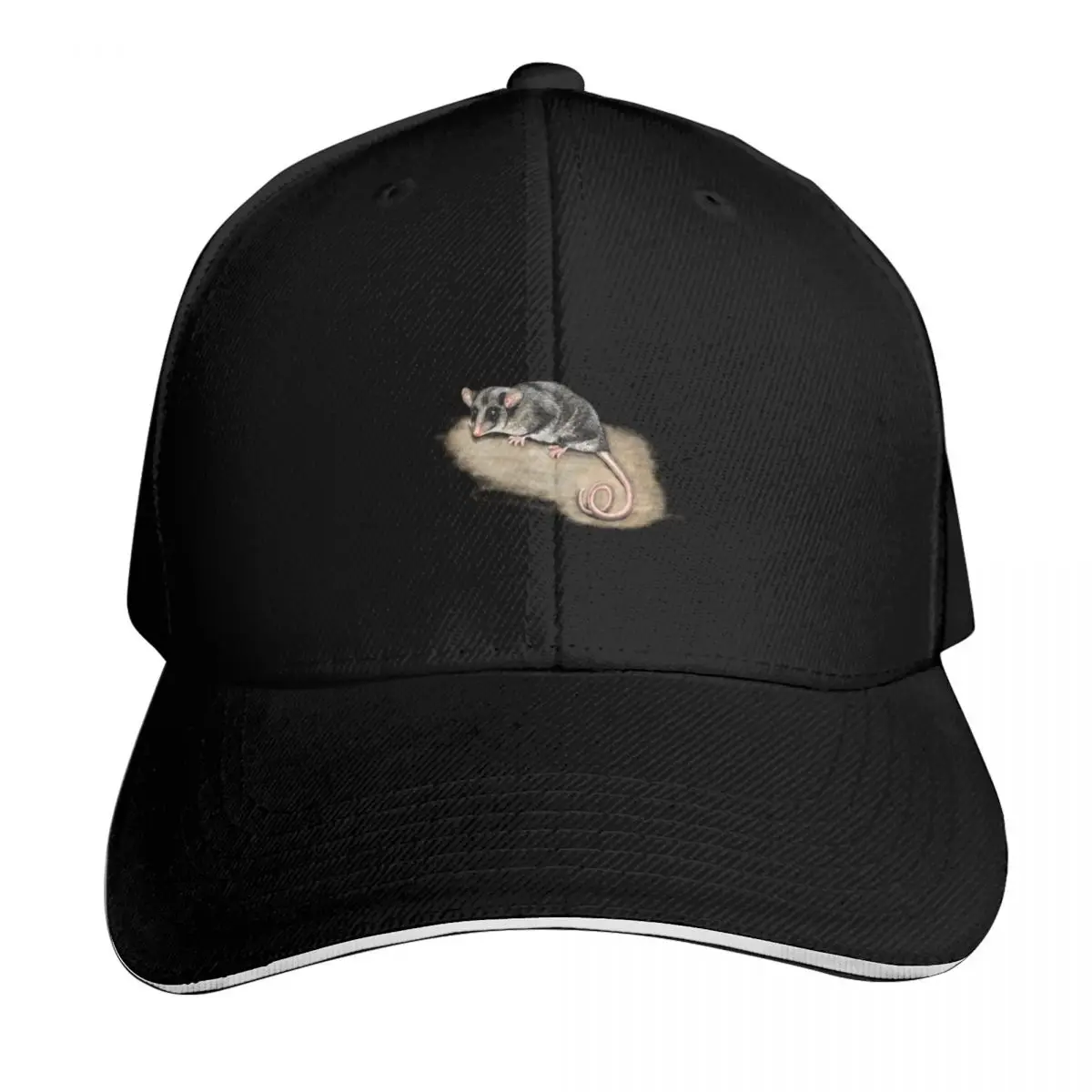Mountain Pygmy Possum Baseball Cap Sun Protection UPF 50+ Breathable Mesh Back Adjustable Buckle Closure