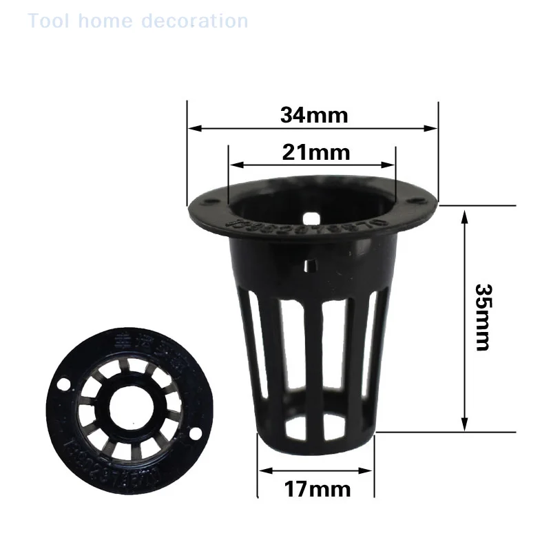 20 pacchetti di cestello per piantare materiali in PE n. 1 B Diametro interno 2,1 cm/altezza 3,5 cm
