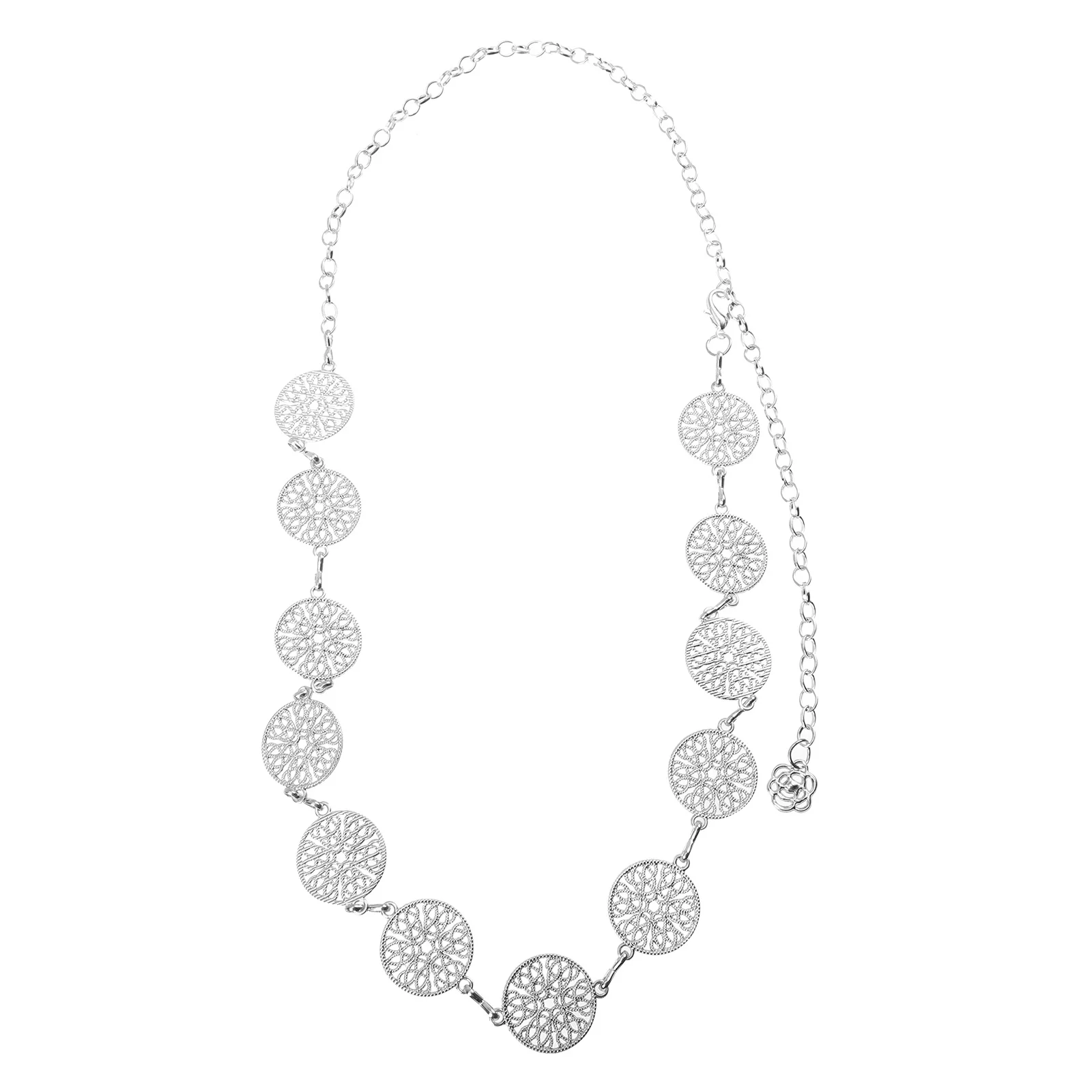 เข็มขัดโลหะสำหรับผู้หญิง เครื่องประดับแฟชั่น สายคาดเอวสำหรับชุดเดรส เสื้อสเวตเตอร์ ชุดตกแต่งเอว