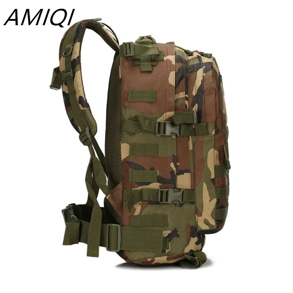 AMIQI 3D Backpack Outdoor 800D Oxford Backpacks Multi-functional Travel Camping Camouflage Backpack Bags mochila hombre