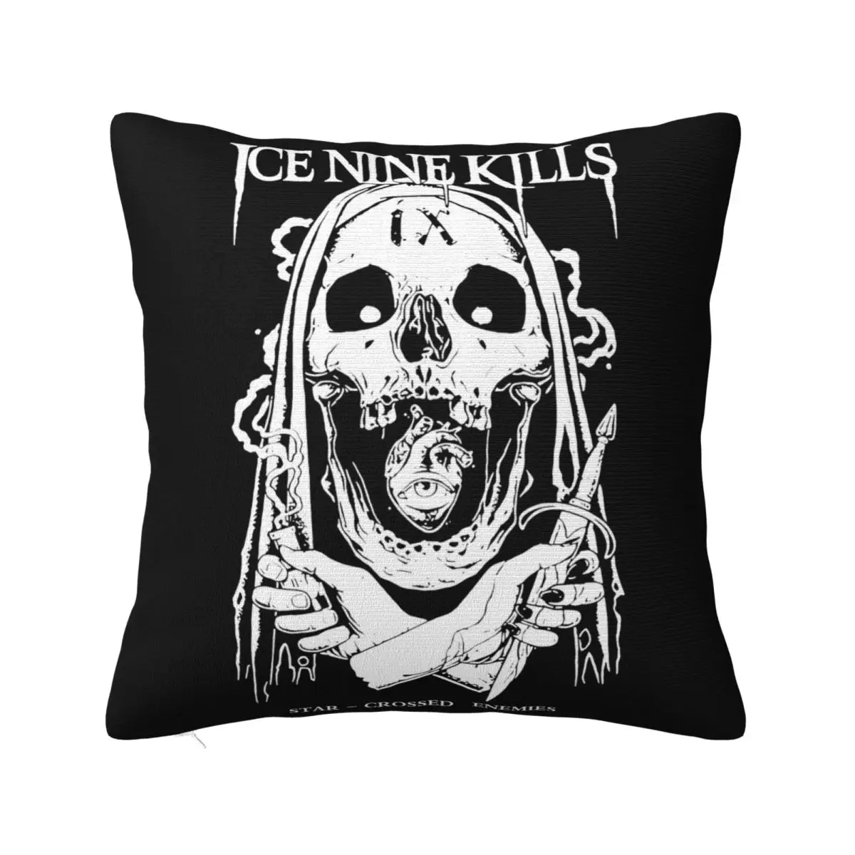 Men Fashion Printing Cotton Ice Nine Kills Star'Crossed Enemies Funny Funny Nov Pillow Case