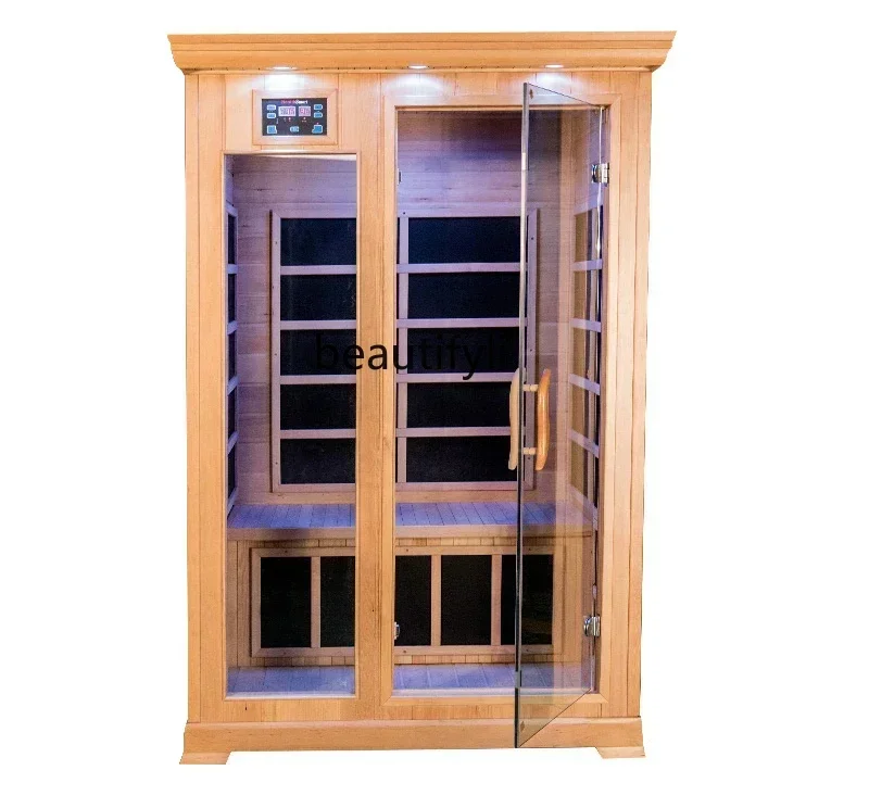 

Single double, tourmaline nano-steam home far-infrared steam room sauna