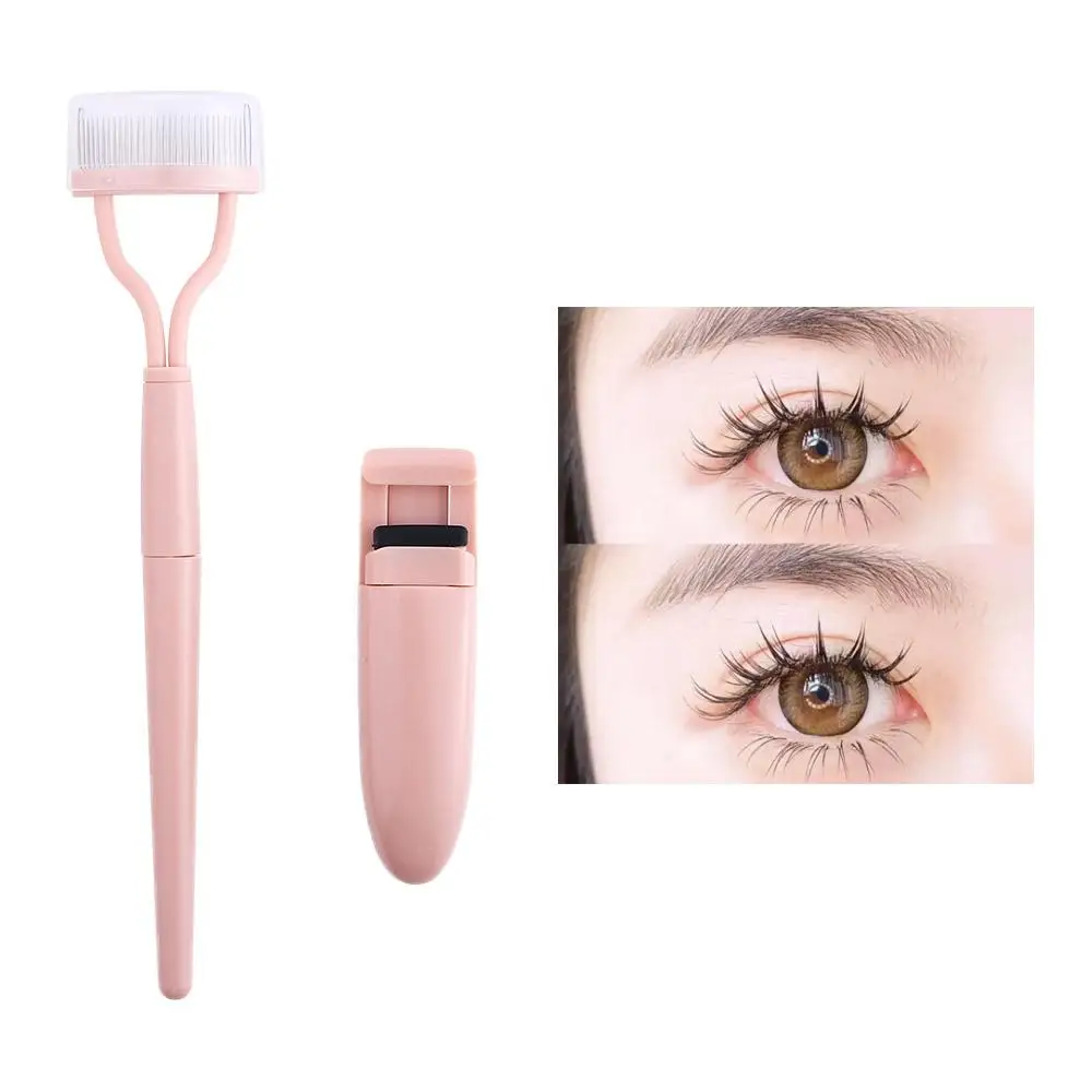 Pince à friser les cils avec ensemble de peignes, petit outil cosmétique de maquillage, accessoires de beauté, brosse à cils, bigoudis