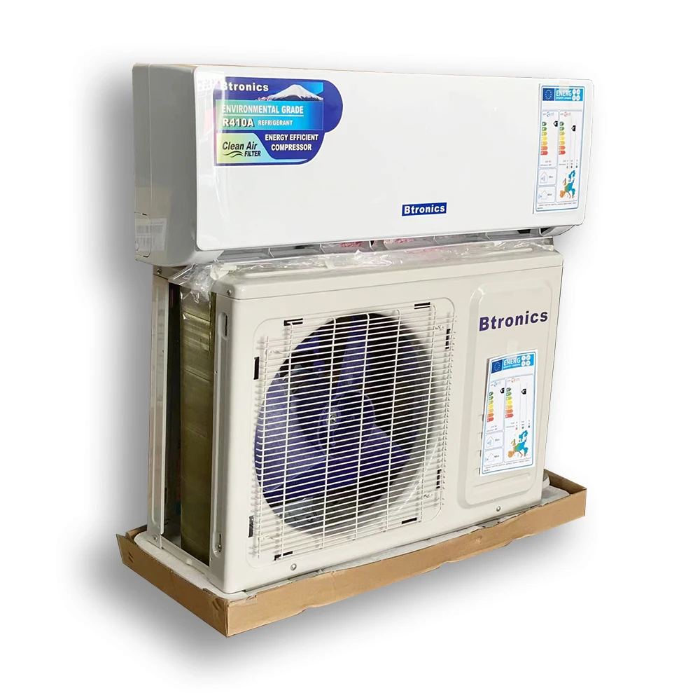 Btronics 220V 9000btu 12000btu 18000btu 24000btu Cooling and Heating Super Save Energy Wall Mounted Wifi Air Conditioner OEM