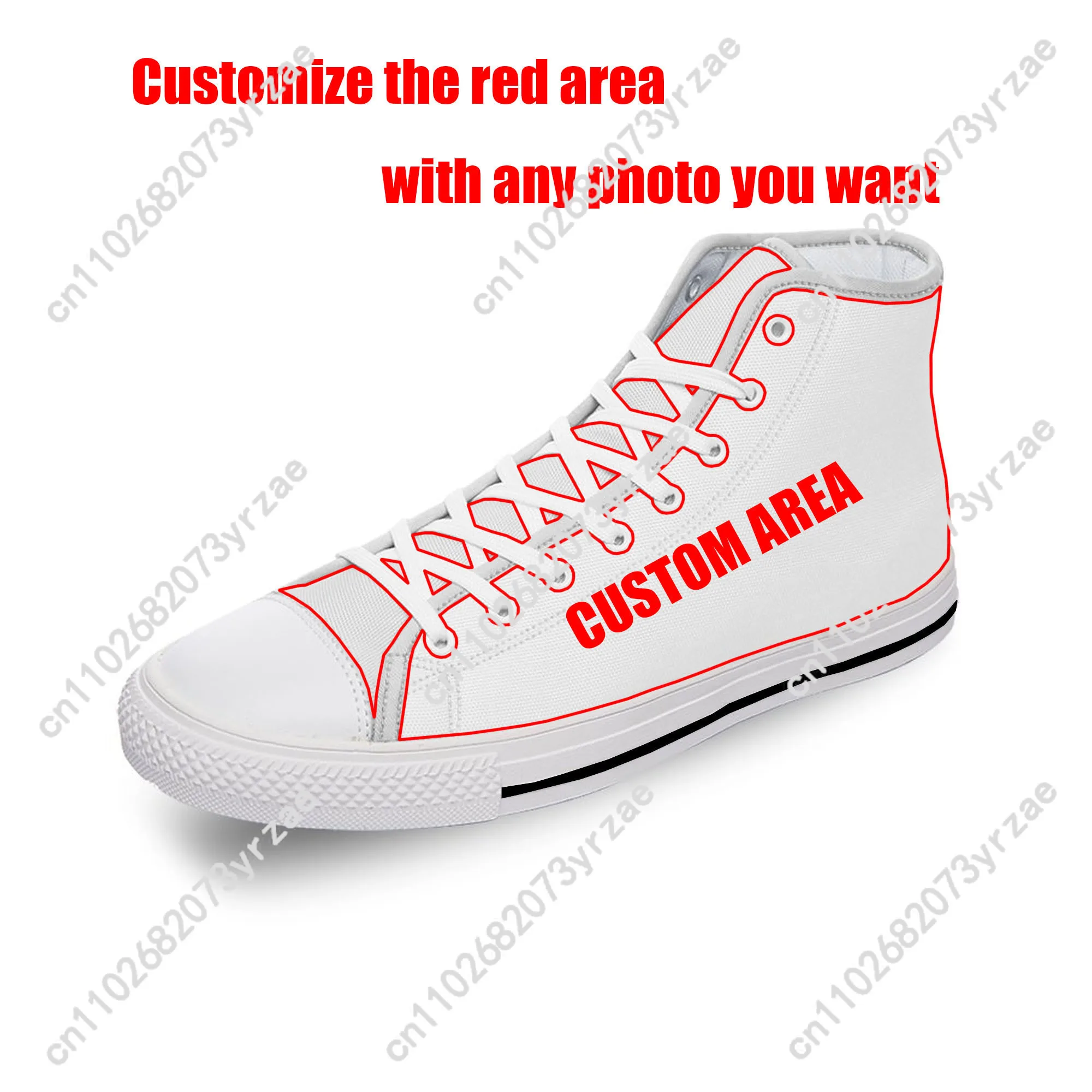 The White Stripes High Top High Quality Sneakers Mens Womens Teenager Canvas Sneaker Casual Fashion Patterns Shoe Custom Shoes