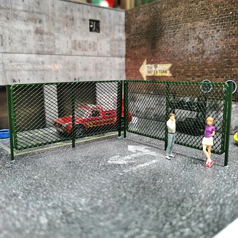 Fences 1/64 DIY Accessories Fences Diorama Scenery Tools 2PCS/Pack - 2 Color selection