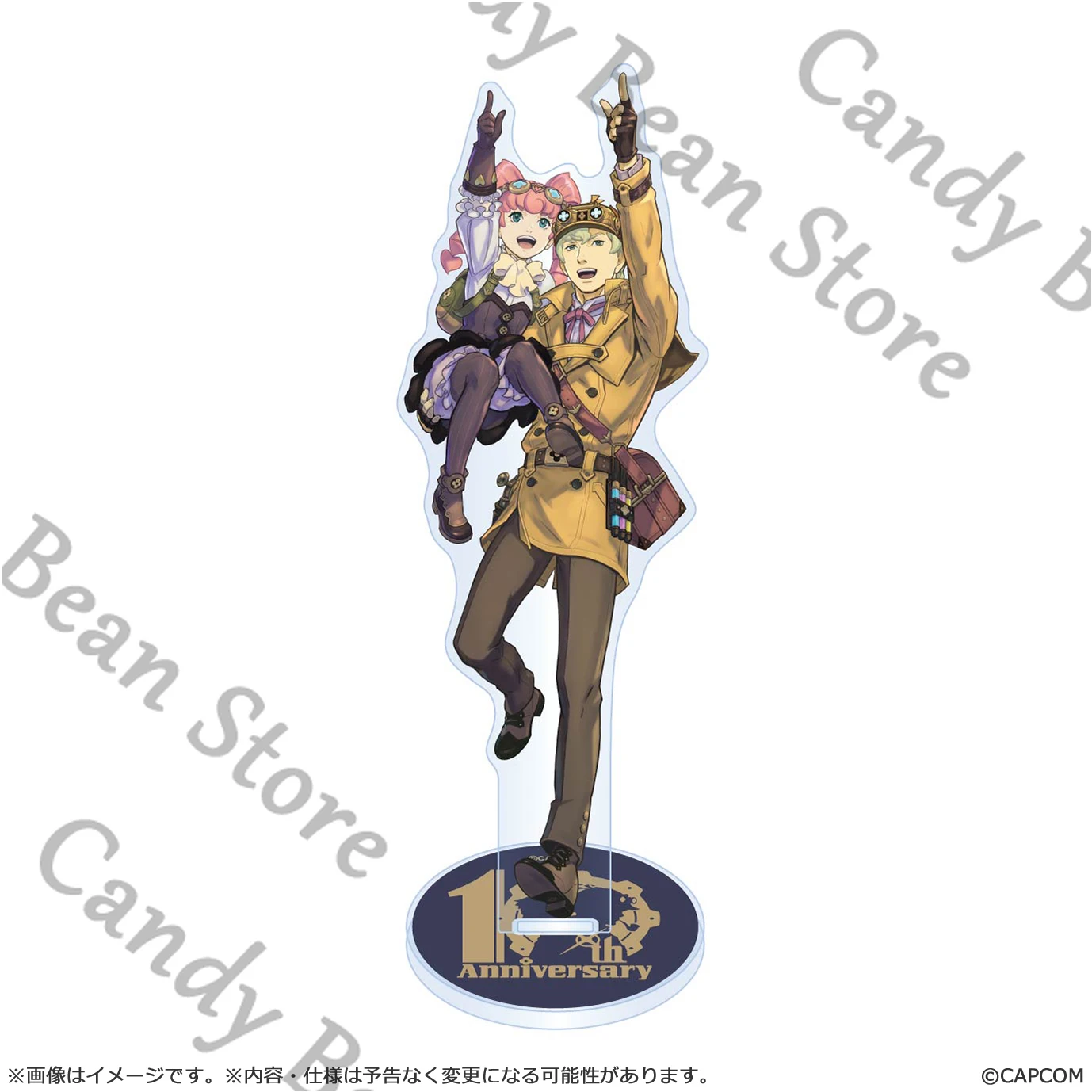 Genuino Anime Ace Avvocato Deceniale Ryūnosuke Kazuma Barok Van Zieks Cosplay Figura Acrilica Del Basamento Del Fumetto In Piedi Segno di Natale