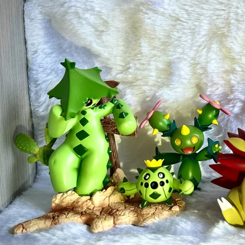 Фигурки аниме «Покемон» 331 Cacnea 332 Cacturne 556 Maractus, фигурки героев, фигурка Pokemon Gk, модель, сбор, декор для стола, игрушка в подарок