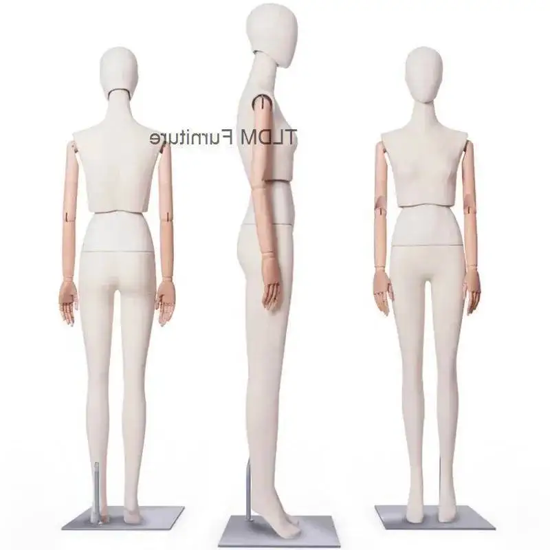 

Standing Mannequin for High-end Clothing Store Suit Full Body Display Design Mannequins Simple FRP Modern Mannequin for Tailor