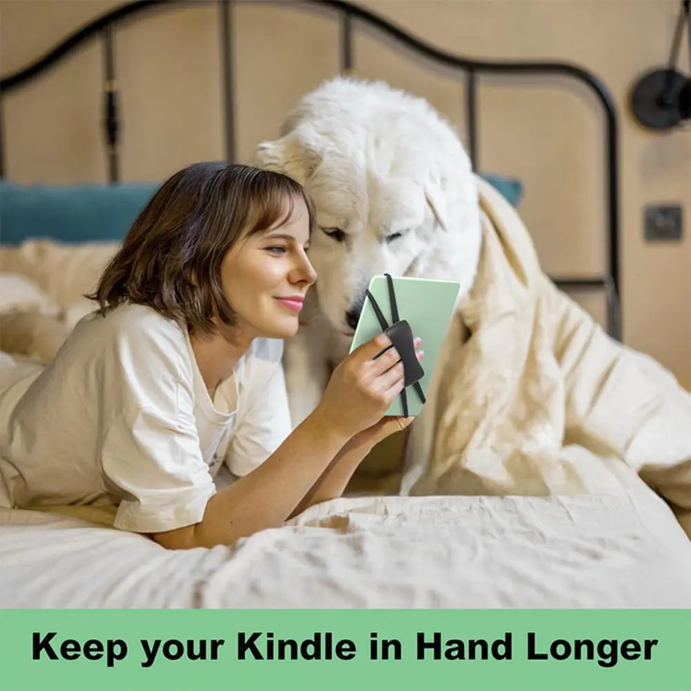 Ремешок для планшета, универсальный силиконовый ремешок для рук для считывателей электронных книг 4-8 дюймов, безопасный легкий держатель для пальцев Kindle