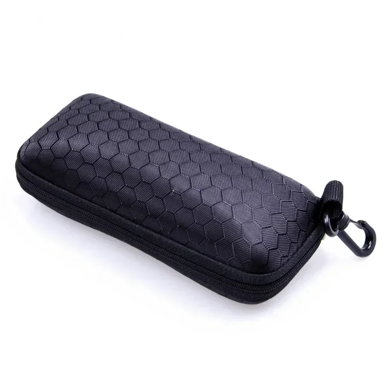 New Compressive Honeycomb Zipper Spectacle Case Sunglasses Case Black Sunglasses Zipper Bag Sun Case Variety Multicolor - Image 2