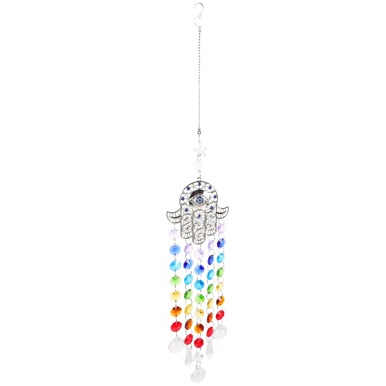 Crystal Sun Catcher Hanging Decor for Windows, Garden, Bedroom – Rainbow Reflector Pendant Gift