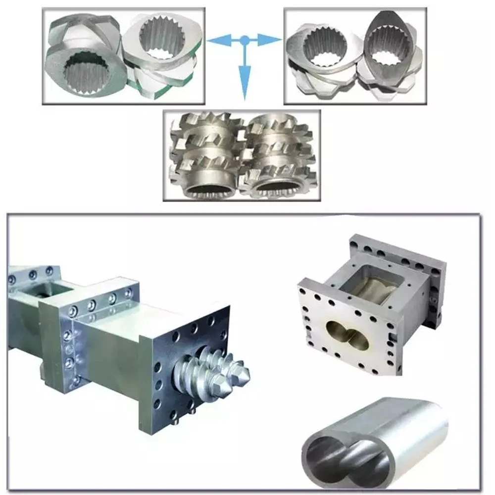 

65 machines, 75 machines, 95 cylinders, complete sets of cylinders, alloy sleeves, C sets, twin-screw granulation extruder