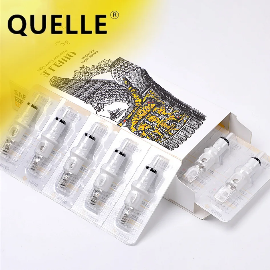 20PCS High Quality Disposable Sterile Tattoo Needles Revolution Cartridge For Tattoos Machines Permanent Eyebrow Lip Makeup Body