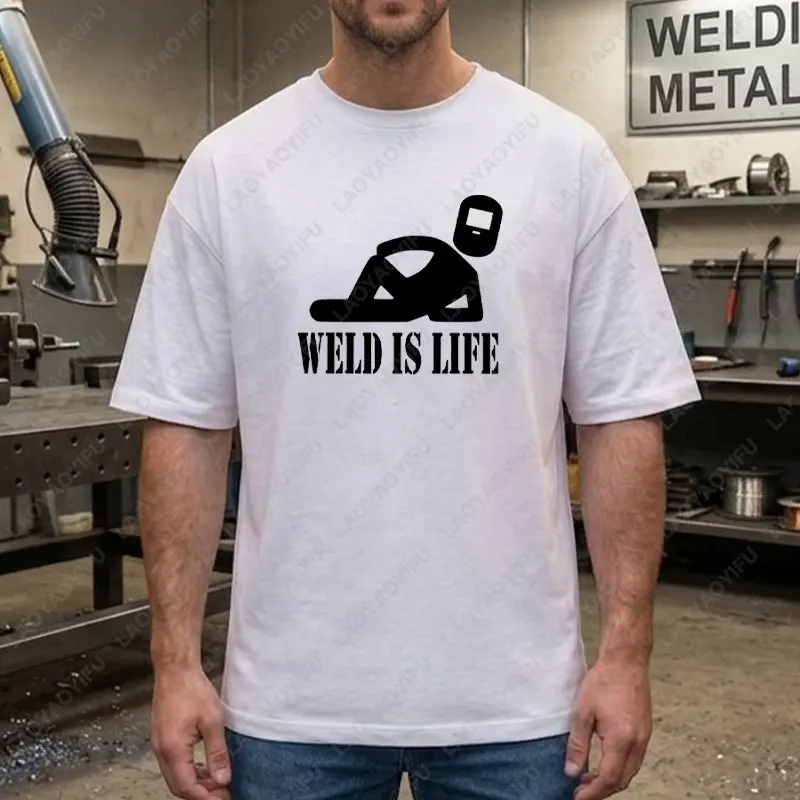 Funny Welding Graphic T-shirt -