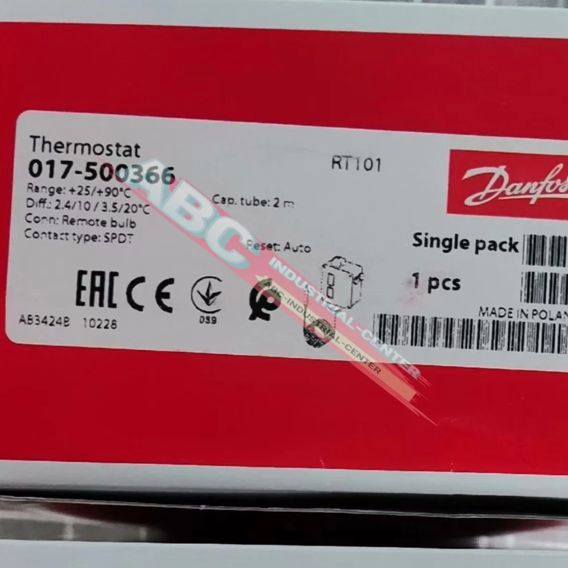 

Pressure switch 017-500366 060-310766 new in box
