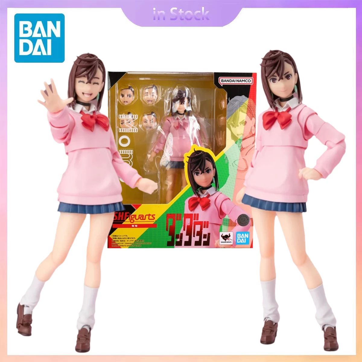 

Original Bandai Genuine In Stock SHF Ayase Momo DAN DA DAN Anime Collection Action Figure Model Kits Gift for Boy Collection