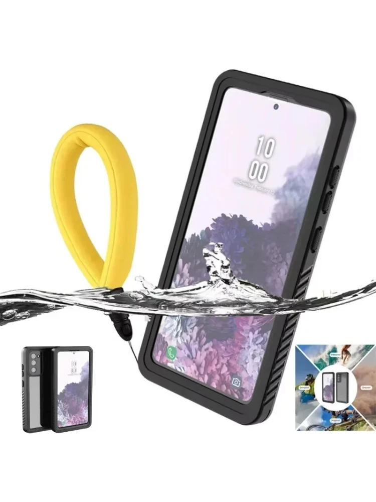 

Bestseller Diving Swim IP68 case For Samsung S26 S25 S24 Ultra S23 FE Plus S21 FE Waterproof Full Seal Clear Shell With Lanyard
