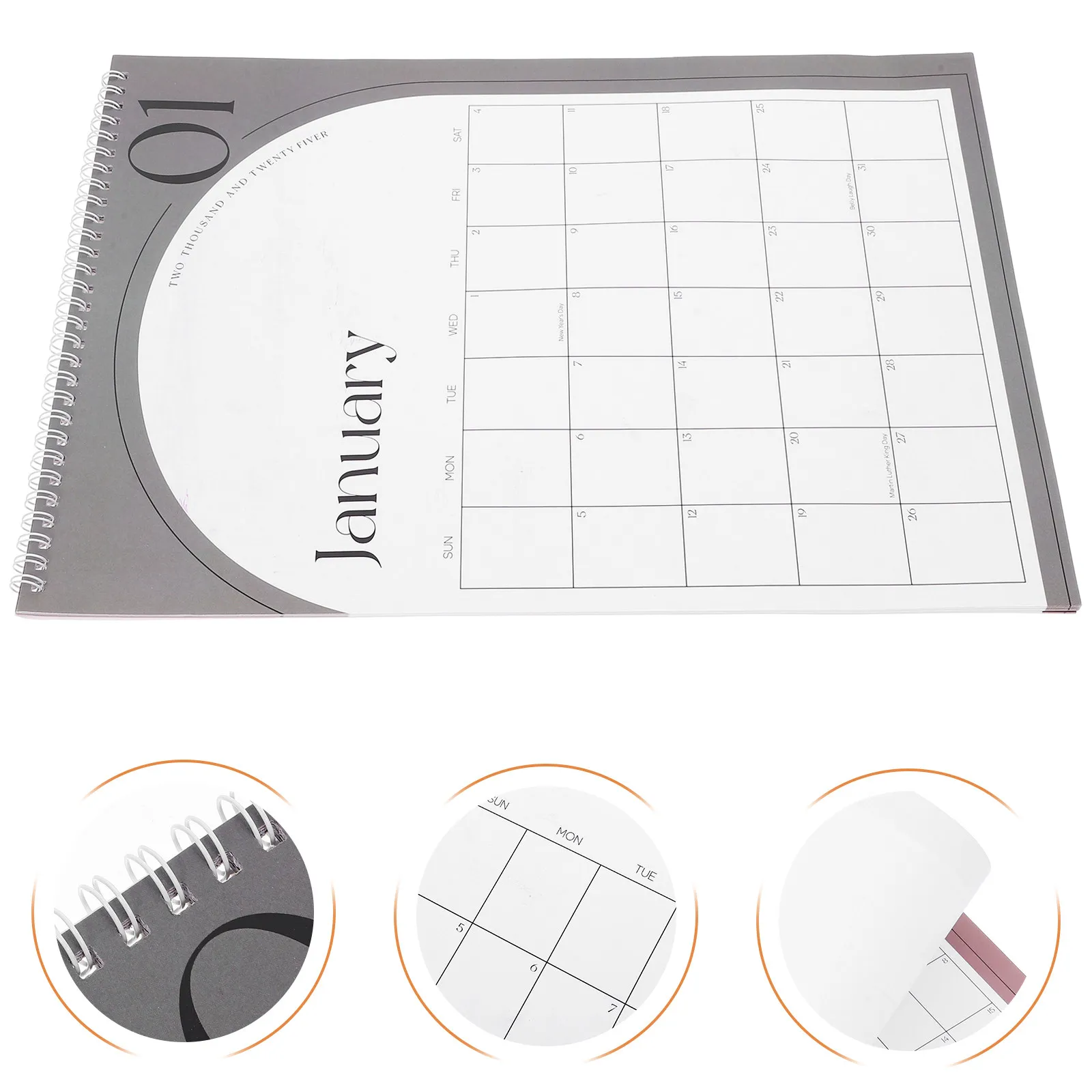 

Еженедельник-планер A5 из ПУ-кожи 2026: Минималистичный, элегантный дизайн, универсальное применение, для офиса, ежедневное планирование, запись встреч