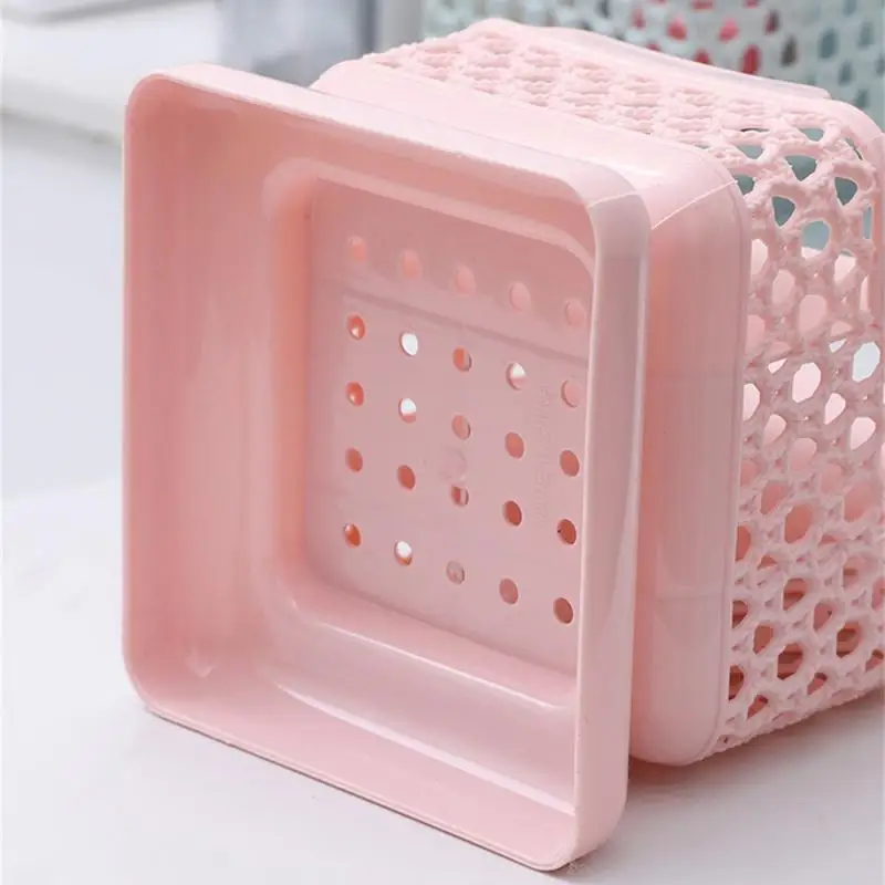 ليس من السهل الضرر صندوق تخزين الأدوات المكتبية سعة كبيرة صندوق تخزين مستحضرات التجميل سهل التنظيف حامل قلم مقاوم للاهتراء