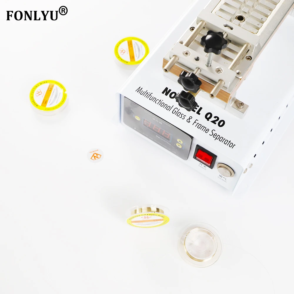 Novecel linha de fio de corte de aço diamante especial de alta dureza para ferramentas de reparo de separação de tela LCD de celular