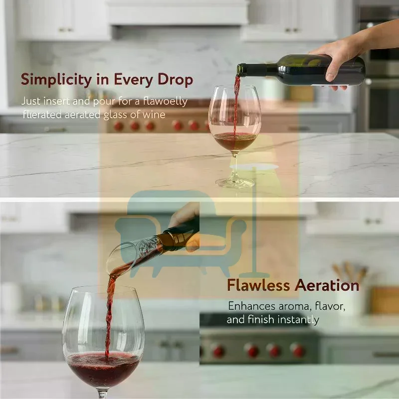 1/2/5/10/12pcsWine Aerator Pourer Decanter Liquor Bottles Stopper Spout Premium Crystal Wine Pourers Bar Assessor Wine Lovers