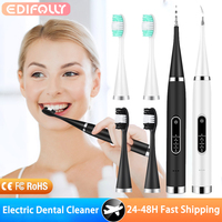 Electric Sonic Dental Calculus Scaler 5 Modes Oral Teeth Tartar Remover Plaque Stains Removal Teeth Cleaner Teeth Whitening