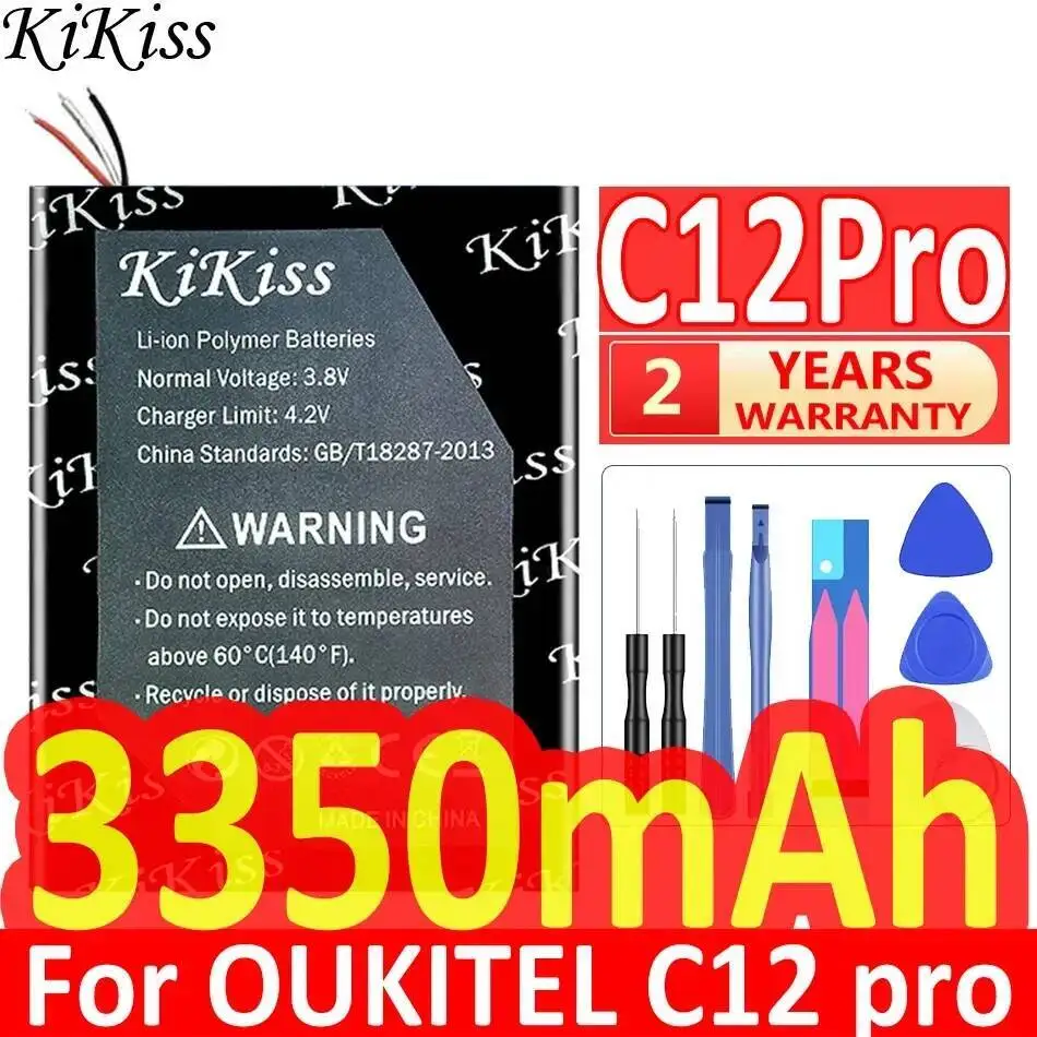 

Lightweight For Oukitel C12 Pro 3350Mah Mobile Phone Battery