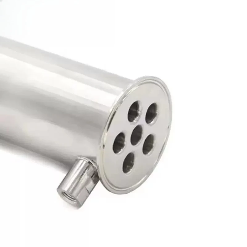 Stainless Steel Clamp and Sleeve Small Tubular Heat Exchanger Tube, Quick Load Condenser, Condenser Separator, Return Tube