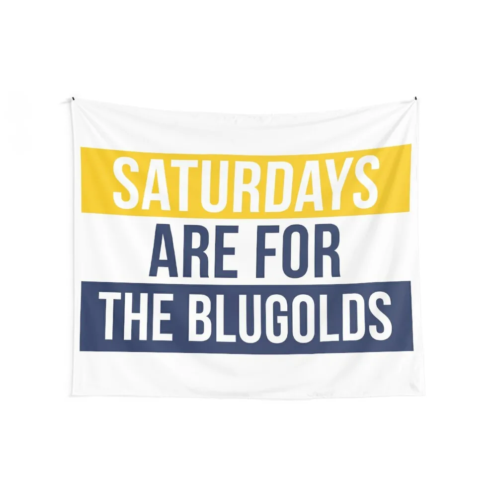 University of Wisconsin Eau Claire Blugolds Saturdays Tapestry Cute Room Decor Home Decoration Accessories Tapestry