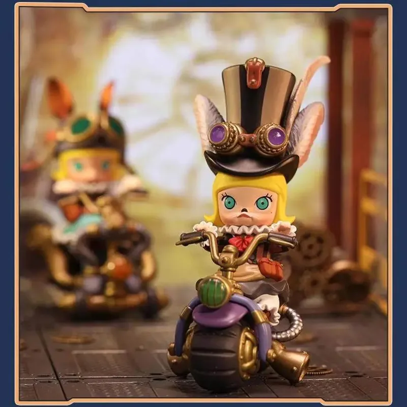 

POPMART MOLLY Steam Punk Animal Bike Series Blind Box Cute and Interesting Toy Surprise Collection Limited Edition Birthday Gift