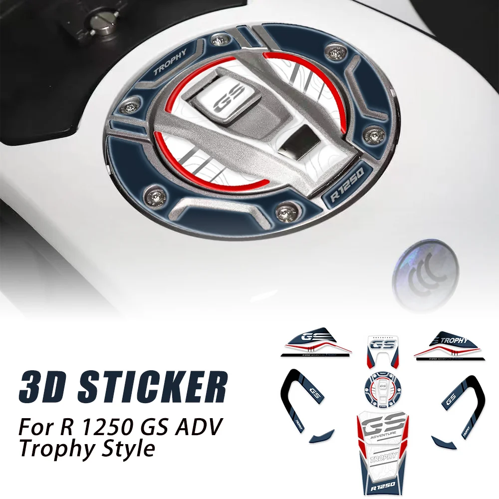 

For R 1250 GS ADV Trophy Style Waterproof Protective Sticker Motorcycle 3D Sticker Kit Motorcycle Sticker
