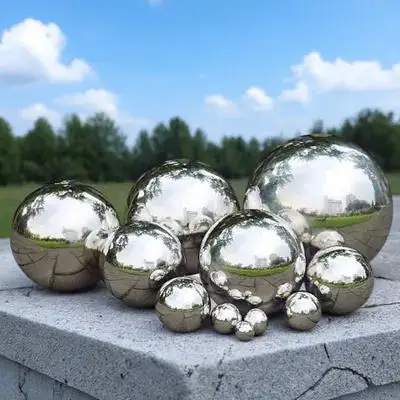 19Mm Premium 304 Stainless Steel Mirror Finish Gazing Ball for Outdoor Garden Pool Bird Deterrent Home Office Decoration Sphere
