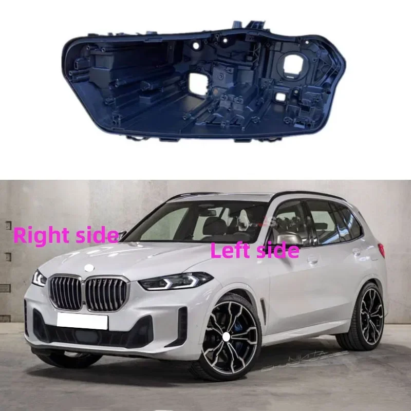 For BMW X5 G18 2023 2024 Headlight Base Replacement Headlamp House Headlight Black Back Rear Shell