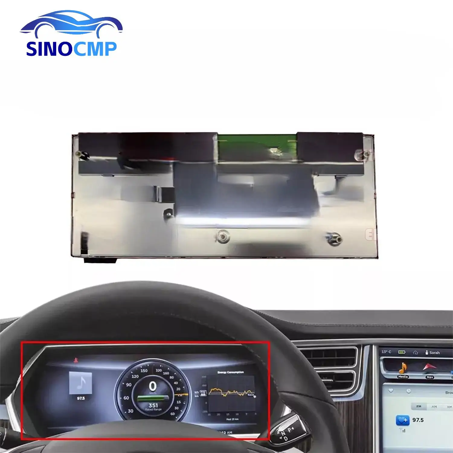 

TX31D06VM2AAA 1039357-00-C 1004788-00-C T13G0015868 12.3" Display for Tesla Model S X GEN 1 Digital Instrument Cluster