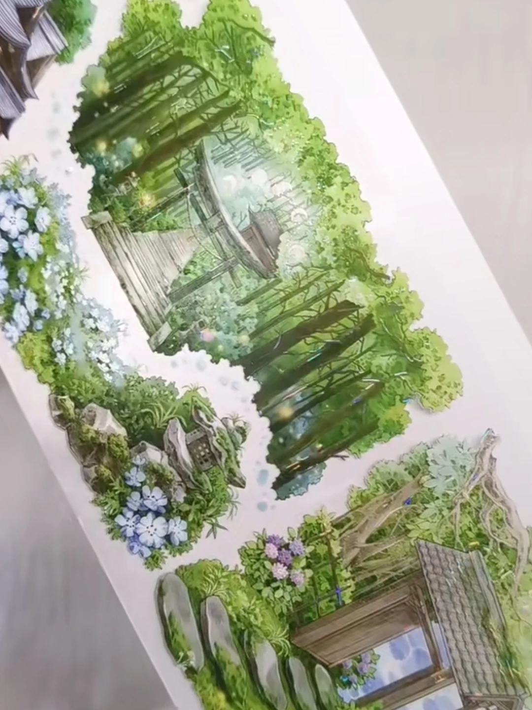 5M Shine Shell Shiny Pet Washi Tape Planner Journal Badge Diy Tło