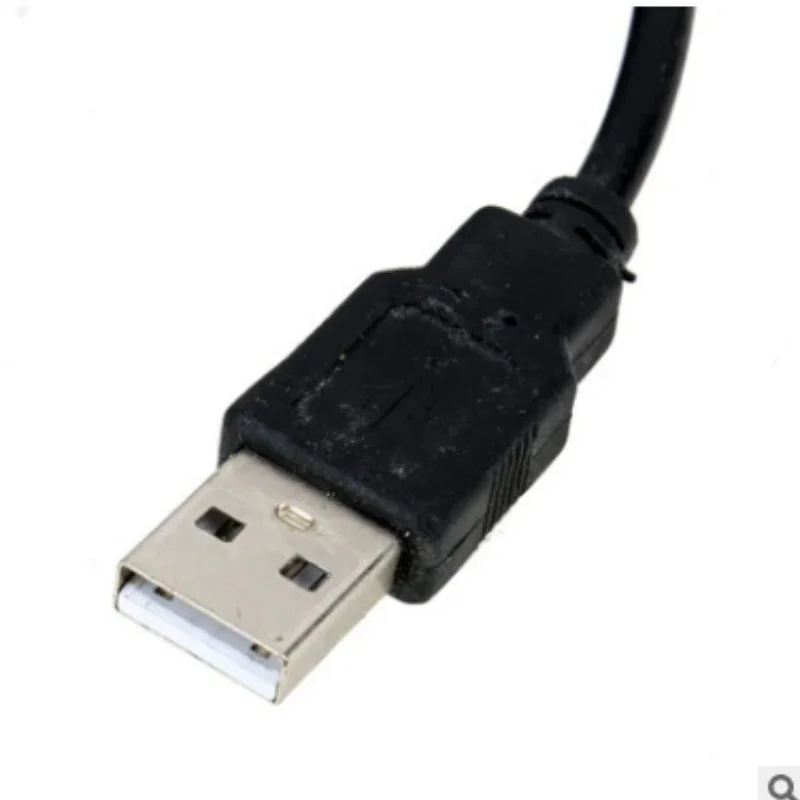 Kabel konverter USB 2.0 ke RS232 Serial DB9 9 Pin Male kabel hitam 0.8m 1 Port adaptor untuk teleskop sakelar router Cisco