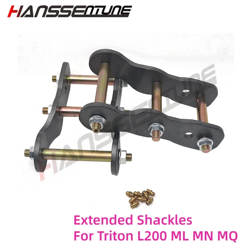 

HANSSENTUNE 4x4 задние расширенные нагрузные скобы, комплекты 2-дюймовых подъемных пружин подвески для Triton L200 MN ML MQ 2005-2024