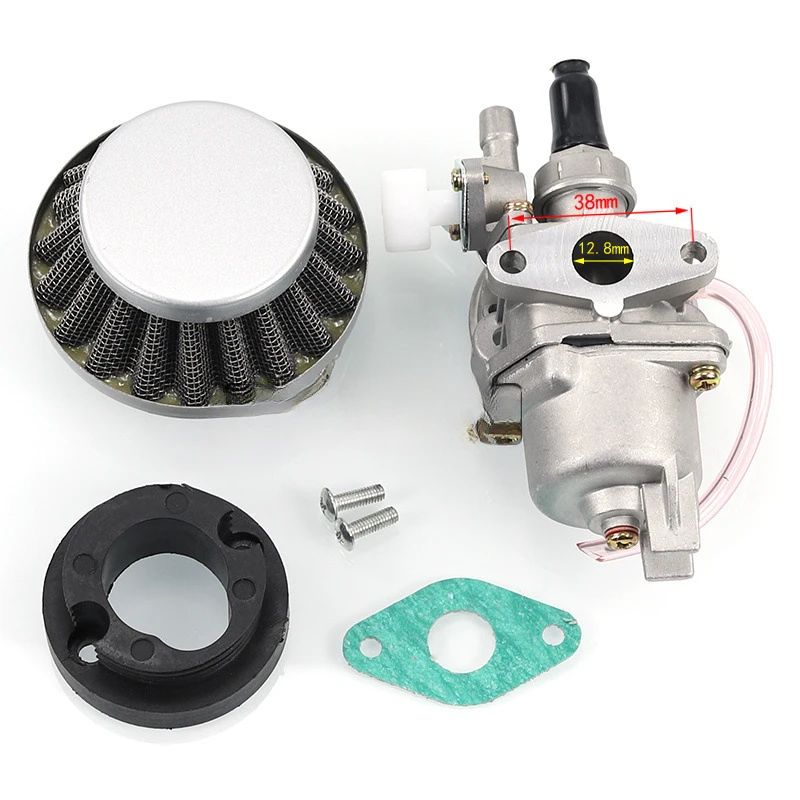 For 49CC mini motorcycle accessories, sports car, small off-road, Lia two-stroke engine carburetor with air filter LLL